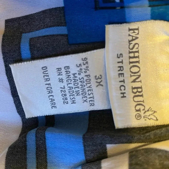 Fashion Bug Stretch Off Shoulder Boho Beach Summer Blouse Women Plus Size 3X - Picture 3 of 6